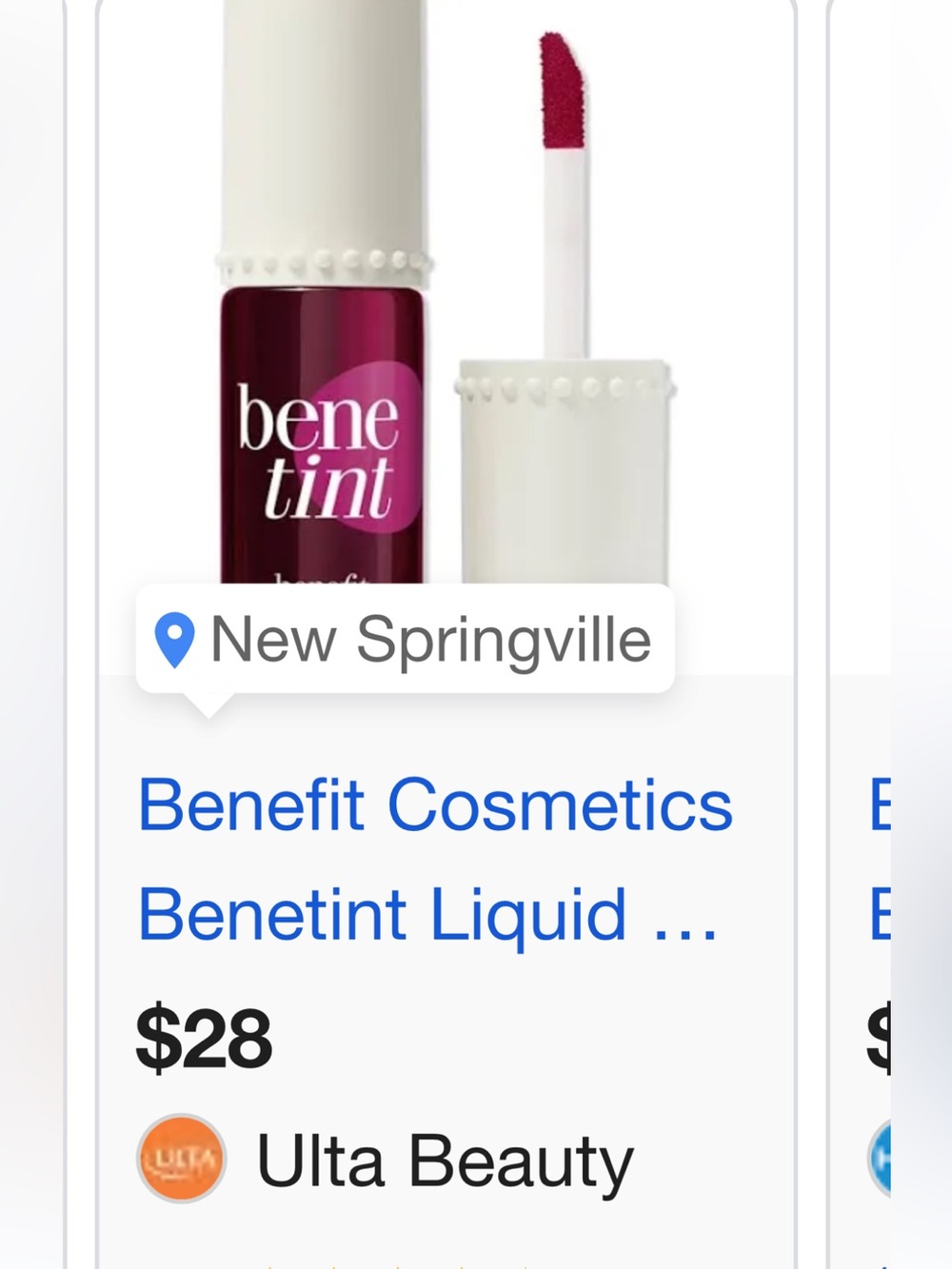 Benefit Benetint Lip & Cheek Stain - Rose Red